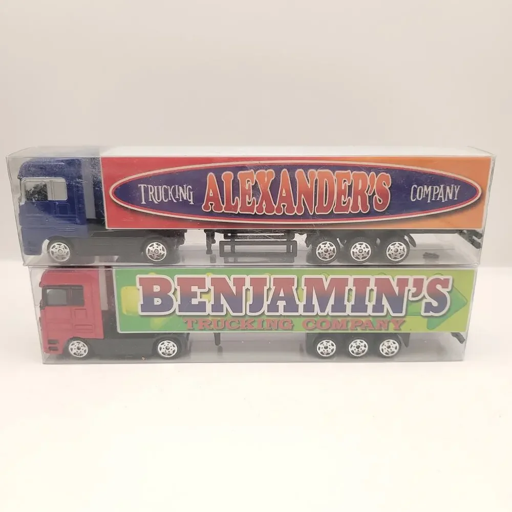 Swibco Trucking Company Toy Semi Truck Set of 10 New in package Green Blue